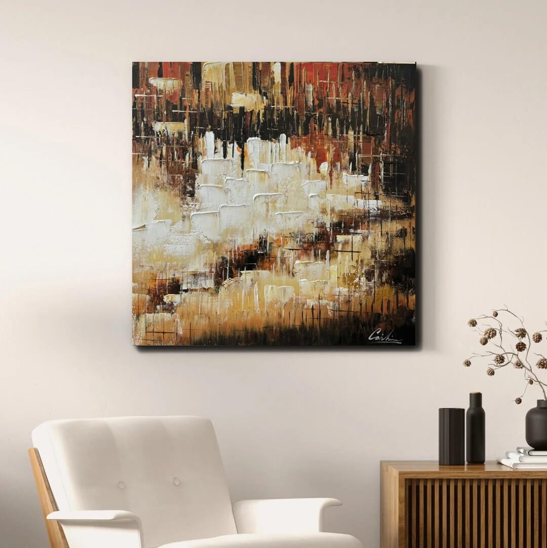 gemälde 90x90 cm (23) Gemälde | Bilder | Handgemalt | Groß | Abstrakt